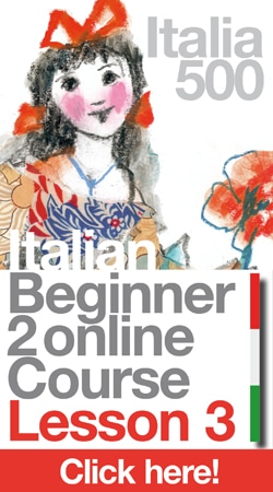 Italian lessons online - Italia 500 Italian online lessons